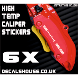 PORSCHE 944 S2 V2 Caliper Stickers Kit Vinyl Decals Stencils