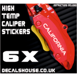 VOLKSWAGEN CALIFORNIA Caliper Stickers Kit Vinyl Decals Stencils