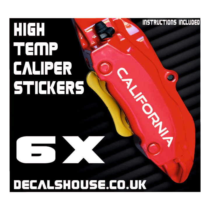 VOLKSWAGEN CALIFORNIA Caliper Stickers Kit Vinyl Decals Stencils