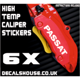 VOLKSWAGEN PASSAT V3 Caliper Stickers Kit Vinyl Decals Stencils