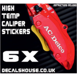 AC Delco V3 Caliper Stickers Kit Vinyl Decals Stencils