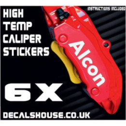 Alcon Caliper Stickers Kit Vinyl Decals Stencils