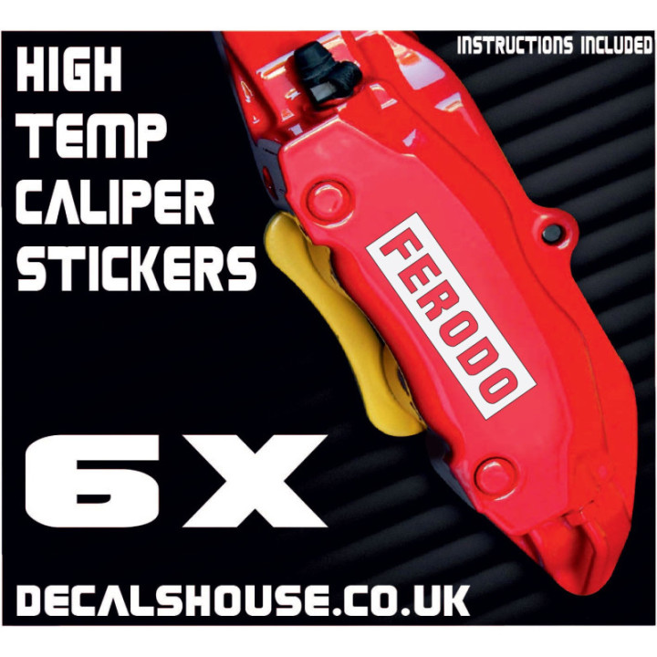 FERODO V3 Caliper Stickers Kit Vinyl Decals Stencils