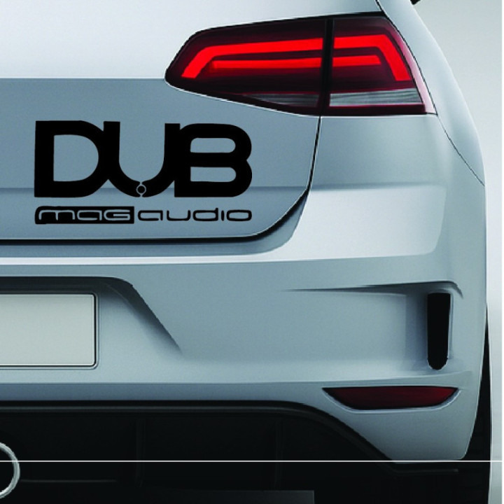 Dub Magazine Stickers – Custom Car Audio Show Car Build Decals (2-Pack)