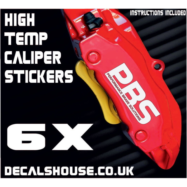 Nucap NRS Brakes Caliper Stickers Kit Vinyl Decals Stencils