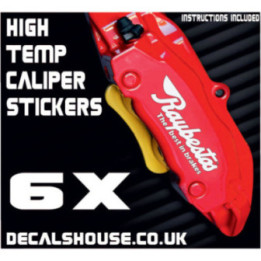 raybestos V3 Brakes Caliper Stickers Kit Vinyl Decals Stencils