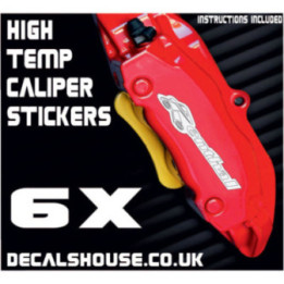 Renthal Brakes Caliper Stickers Kit Vinyl Decals Stencils