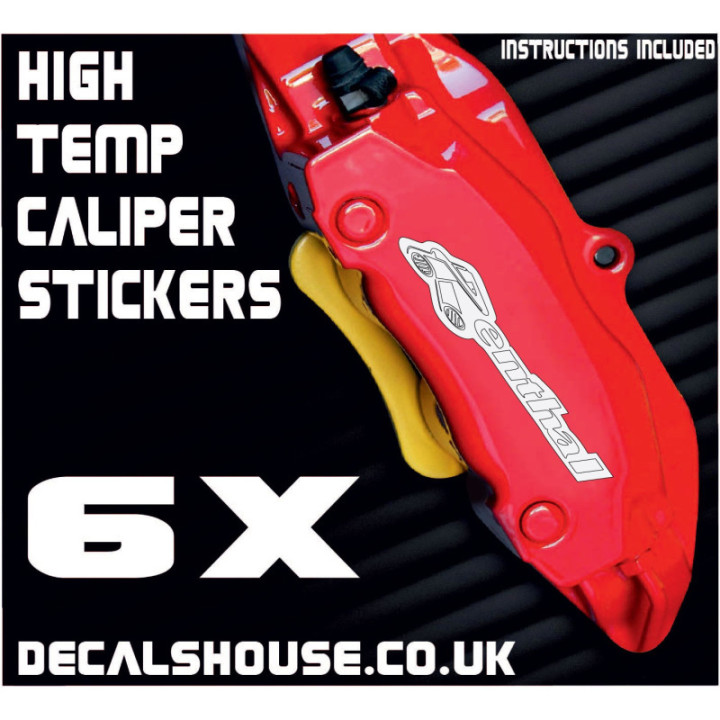 Renthal Brakes Caliper Stickers Kit Vinyl Decals Stencils