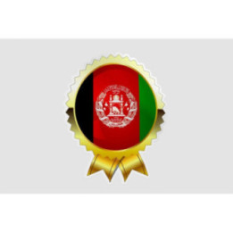 Afghanistan Flag Style 5 Sticker - DecalsHouse