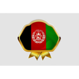 Afghanistan Flag Style 6 Sticker - DecalsHouse