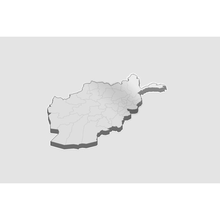 Afghanistan Map Style 3 Sticker - DecalsHouse