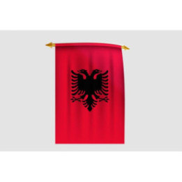 Albania Flag Style 13 Sticker - DecalsHouse