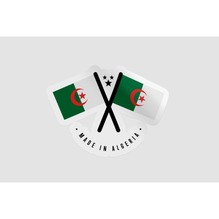 Algeria Premium Quality Made In Style 8 Sticker - DecalsHouse