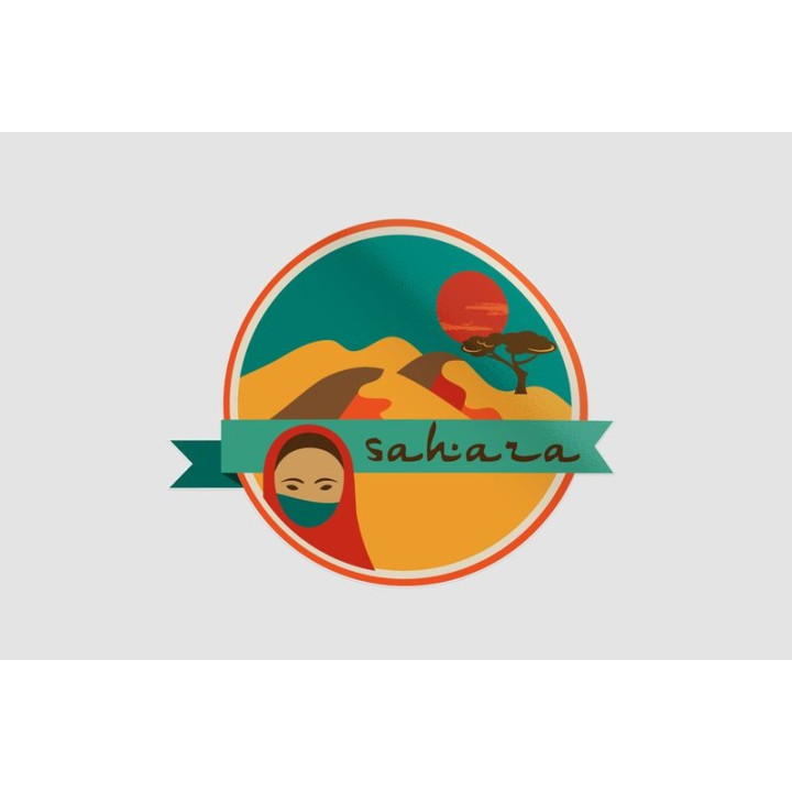 Algeria Sahara Sticker - DecalsHouse