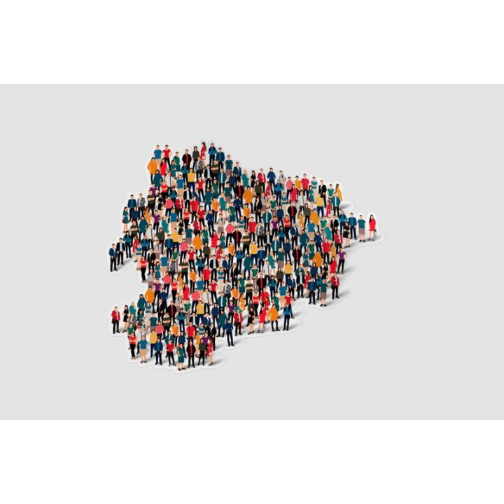 Andorra Flag Style 16 Sticker - DecalsHouse