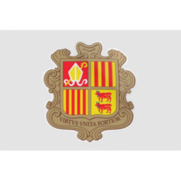 Andorra National Emblem Sticker - DecalsHouse