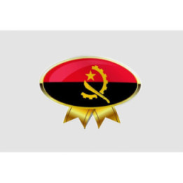 Angola Flag Style 20 Sticker - DecalsHouse