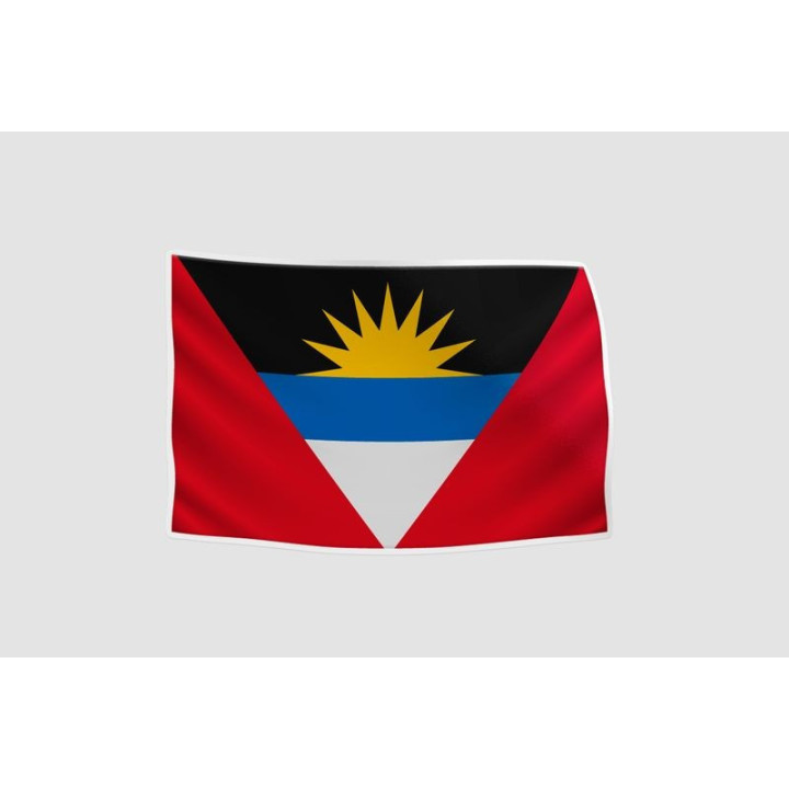Antigua And Barbuda Flag Sticker - DecalsHouse