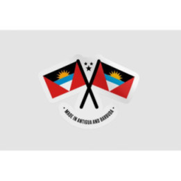 Antigua And Barbuda Quality Made In Style 2 Sticker - DecalsHouse