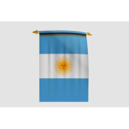 Argentina Flag Style 10 Sticker - DecalsHouse
