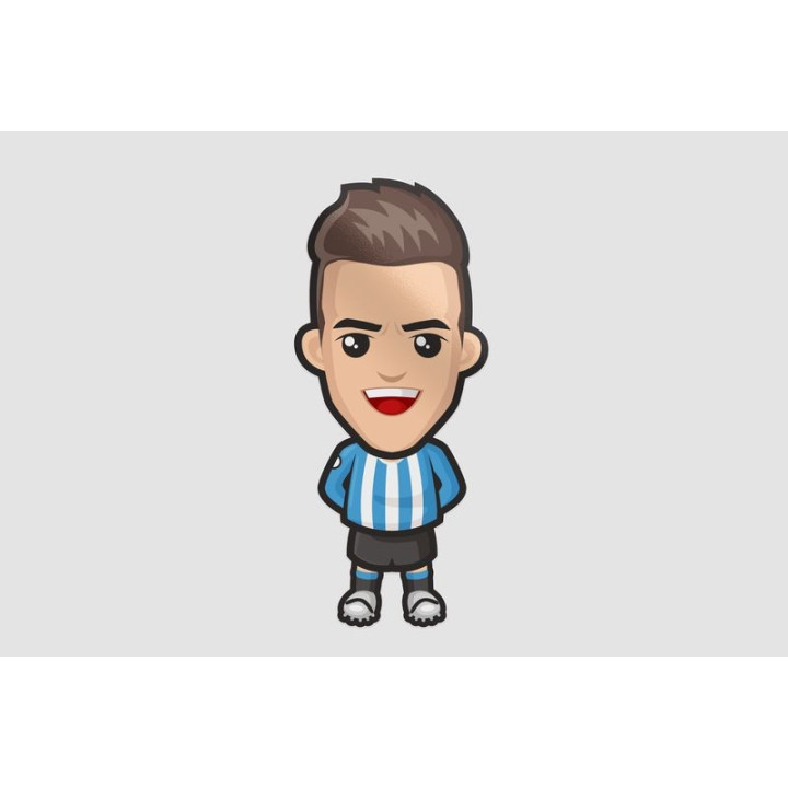 Argentina Football Player Sticker - DecalsHouse
