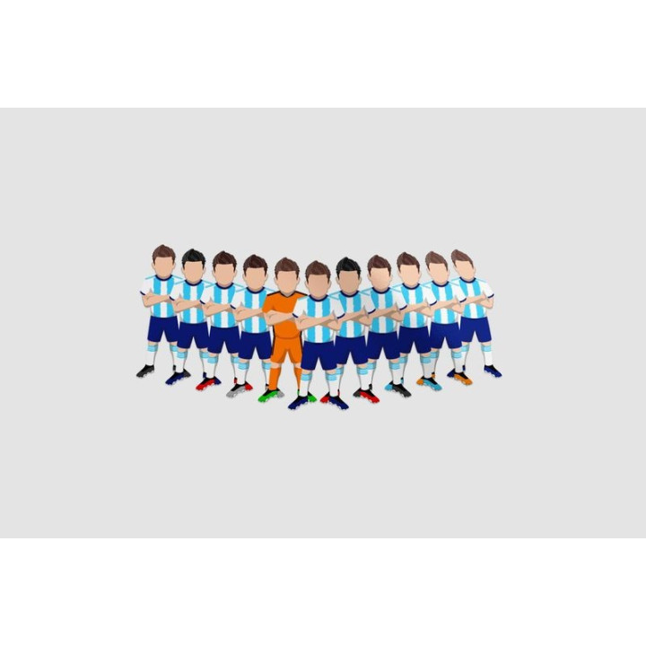 Argentina Football Team Sticker - DecalsHouse