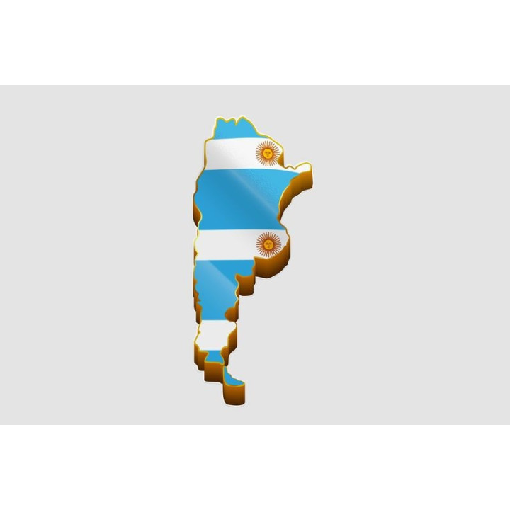Argentina Map Style 19 Sticker - DecalsHouse