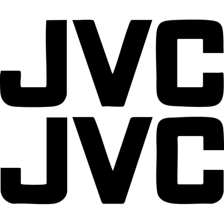JVC Audio Stickers – Car Sound System Vinyl Decals (2-Pack)
