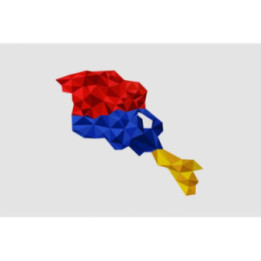 Armenia Map Style 6 Sticker - DecalsHouse