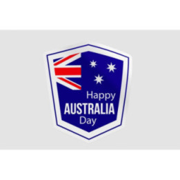 Australia Day Badge Style 5 Sticker - DecalsHouse