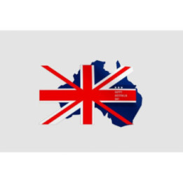 Australia Day With Flag Sticker - DecalsHouse