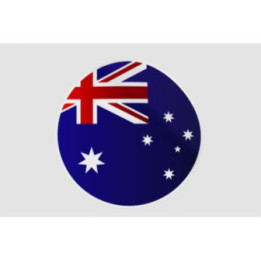 Australia Flag Style 13 Sticker - DecalsHouse