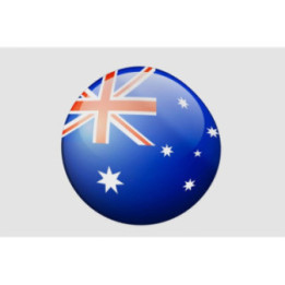 Australia Flag Style 18 Sticker - DecalsHouse