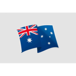 Australia Flag Style 29 Sticker - DecalsHouse