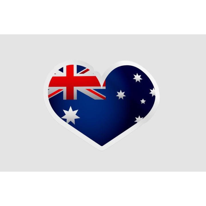 Australia Flag Style 31 Sticker - DecalsHouse