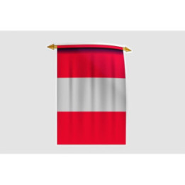Austria Flag Style 11 Sticker - DecalsHouse