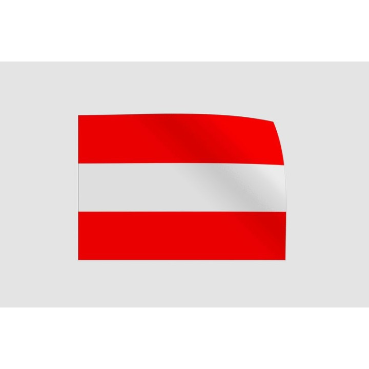 Austria Flag Style 4 Sticker - DecalsHouse