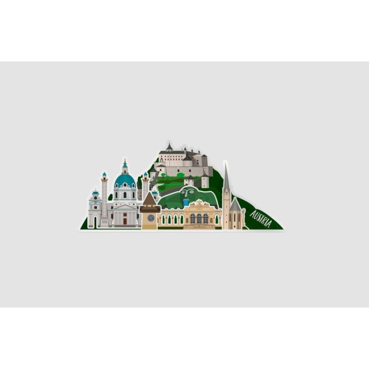 Austria Landmark Sticker - DecalsHouse