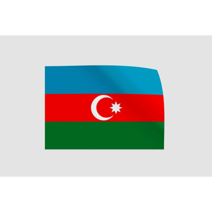 Azerbaijan Flag Sticker - DecalsHouse