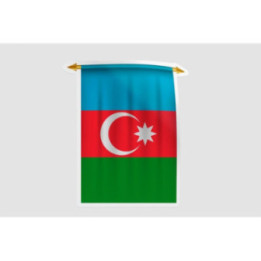 Azerbaijan Flag Style 12 Sticker - DecalsHouse