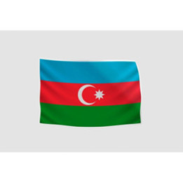 Azerbaijan Flag Style 7 Sticker - DecalsHouse