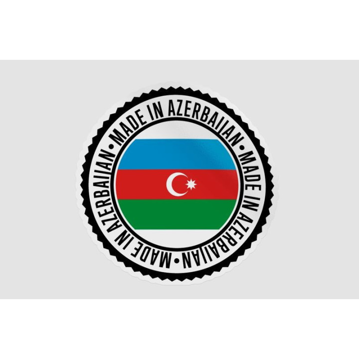 Azerbaijan Quality Label Style 5 Sticker - DecalsHouse