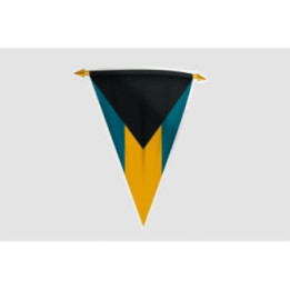 Bahamas Flag Style 19 Sticker - DecalsHouse