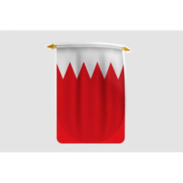Bahrain Flag Style 10 Sticker - DecalsHouse