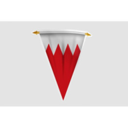 Bahrain Flag Style 11 Sticker - DecalsHouse