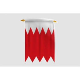 Bahrain Flag Style 13 Sticker - DecalsHouse