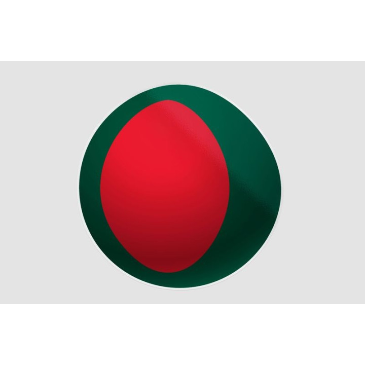 Bangladesh Flag Style 26 Sticker - DecalsHouse