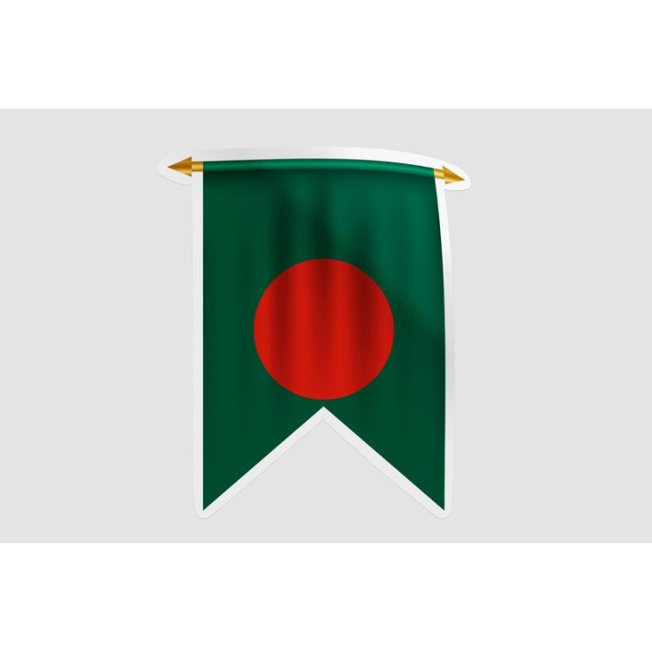 Bangladesh Flag Style 28 Sticker - DecalsHouse