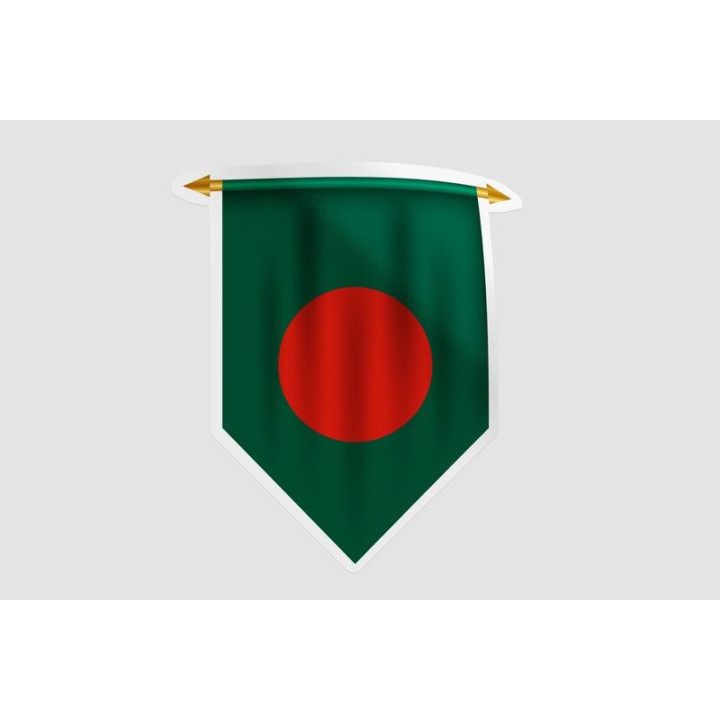 Bangladesh Flag Style 29 Sticker - DecalsHouse