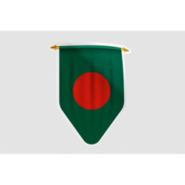 Bangladesh Flag Style 31 Sticker - DecalsHouse
